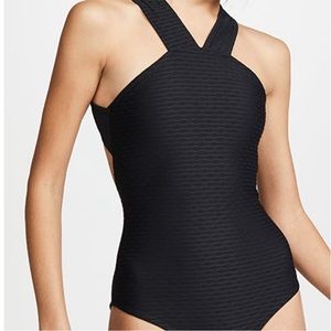 Shoshanna High Tide High Neck Bathing Suit